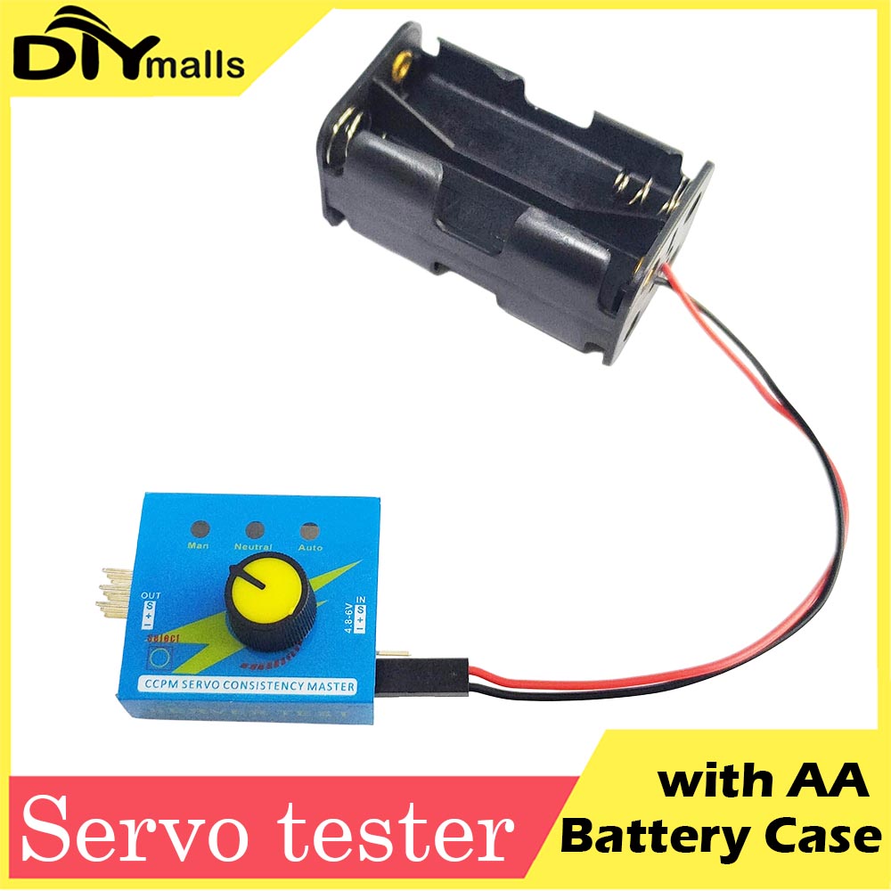 Battery Case Storage - Servo testador 3ch digital esc controlador