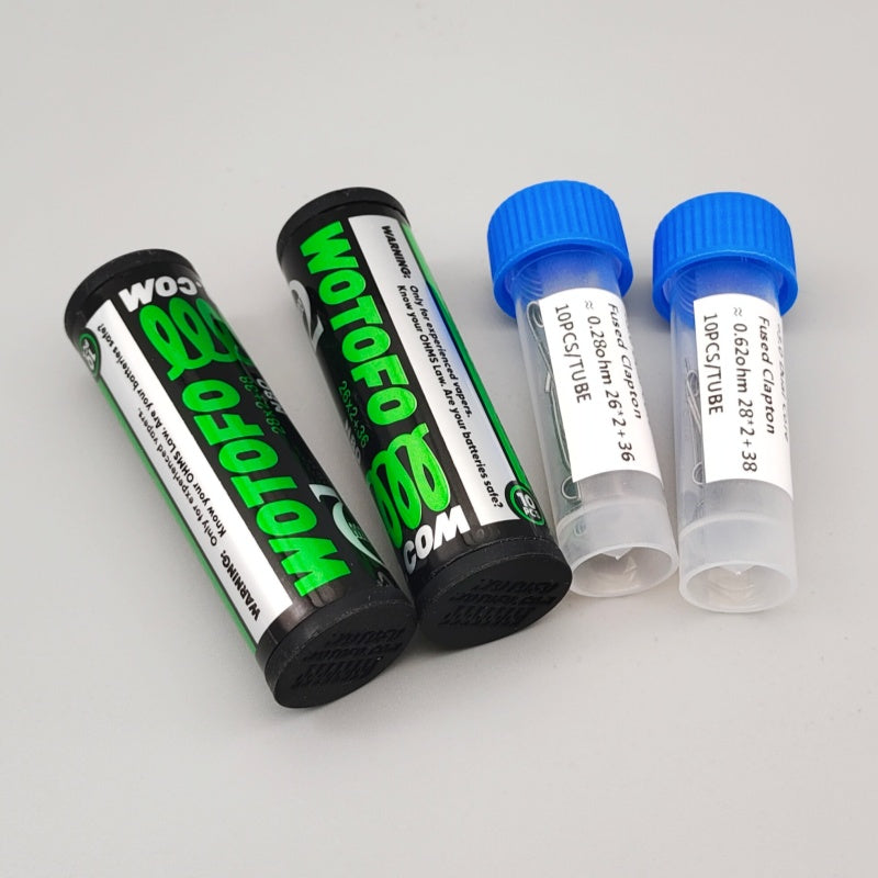 Clapton Wire Pre Built - Bobinas de Aquecimento Ni80 Dual Core