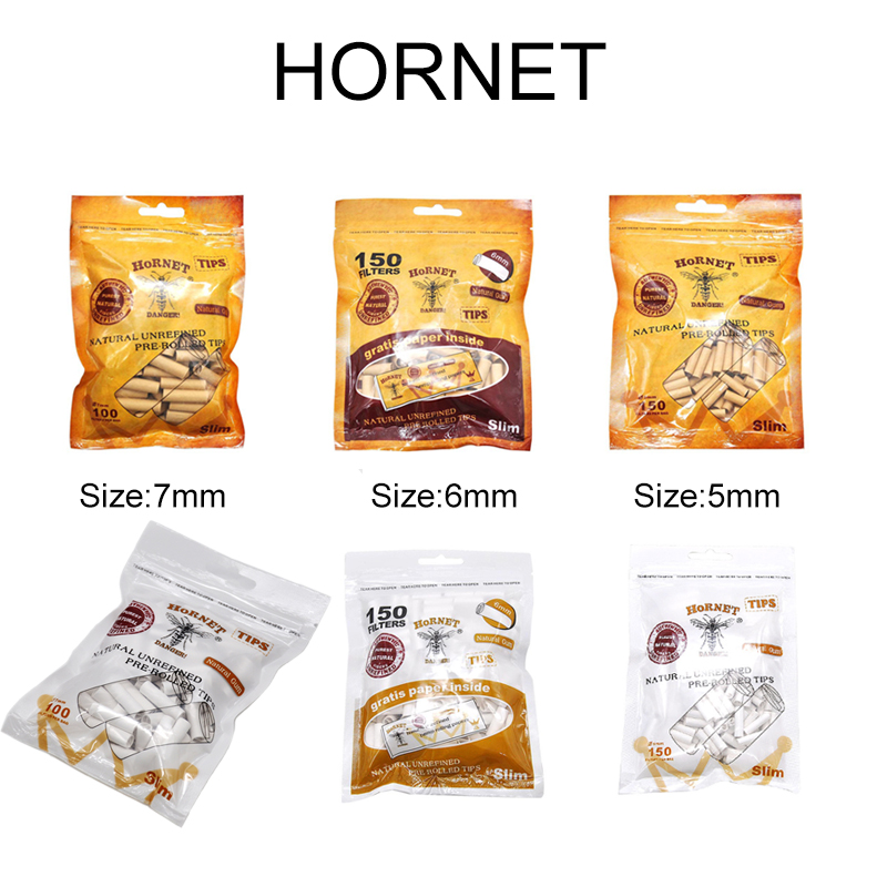Weed Vaping Accessories - Filtros Naturais HORNET DANGER de 5MM/6MM/7MM