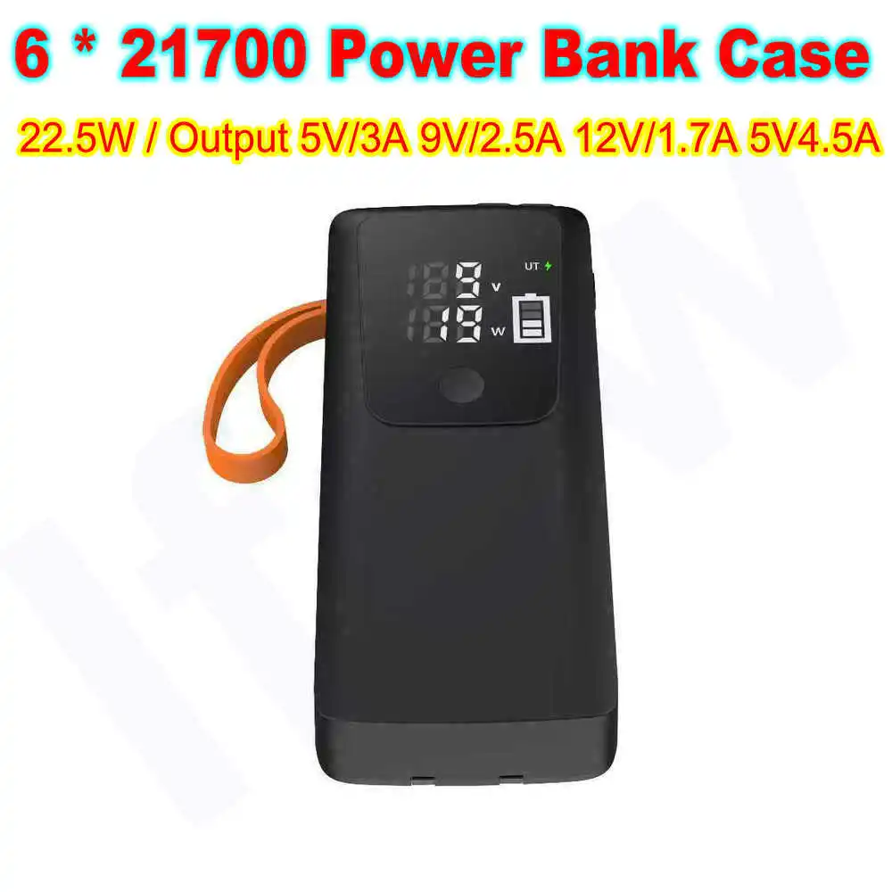 21700 caixa de bateria power b - Battery Case Storage avaliação e preço