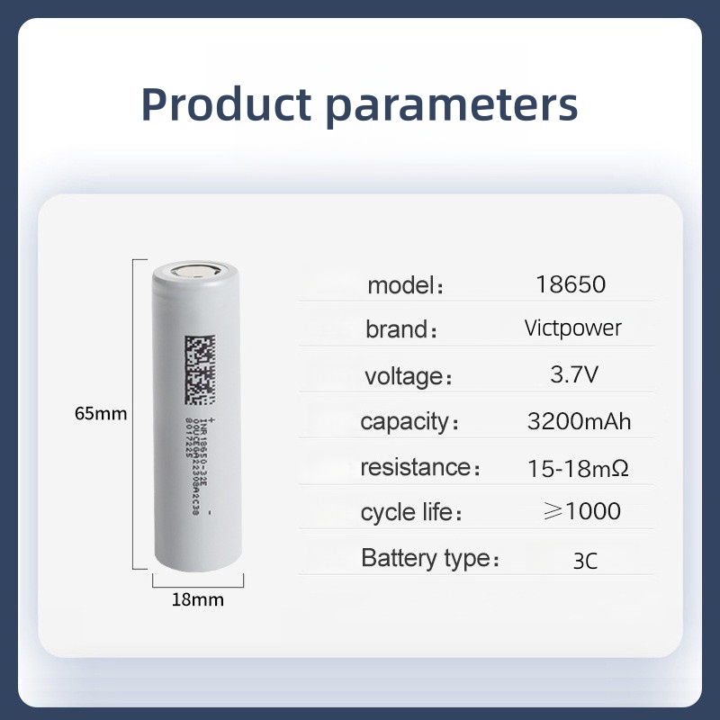 Victpower 10-Pack 3500mAh 1865 - Vape Battery 18650 avaliação e preço
