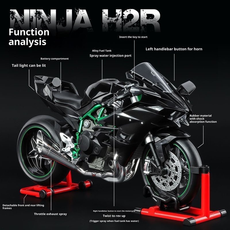 Kawasaki Ninja H2R modelo dinâ - Battery Case Storage avaliação e preço