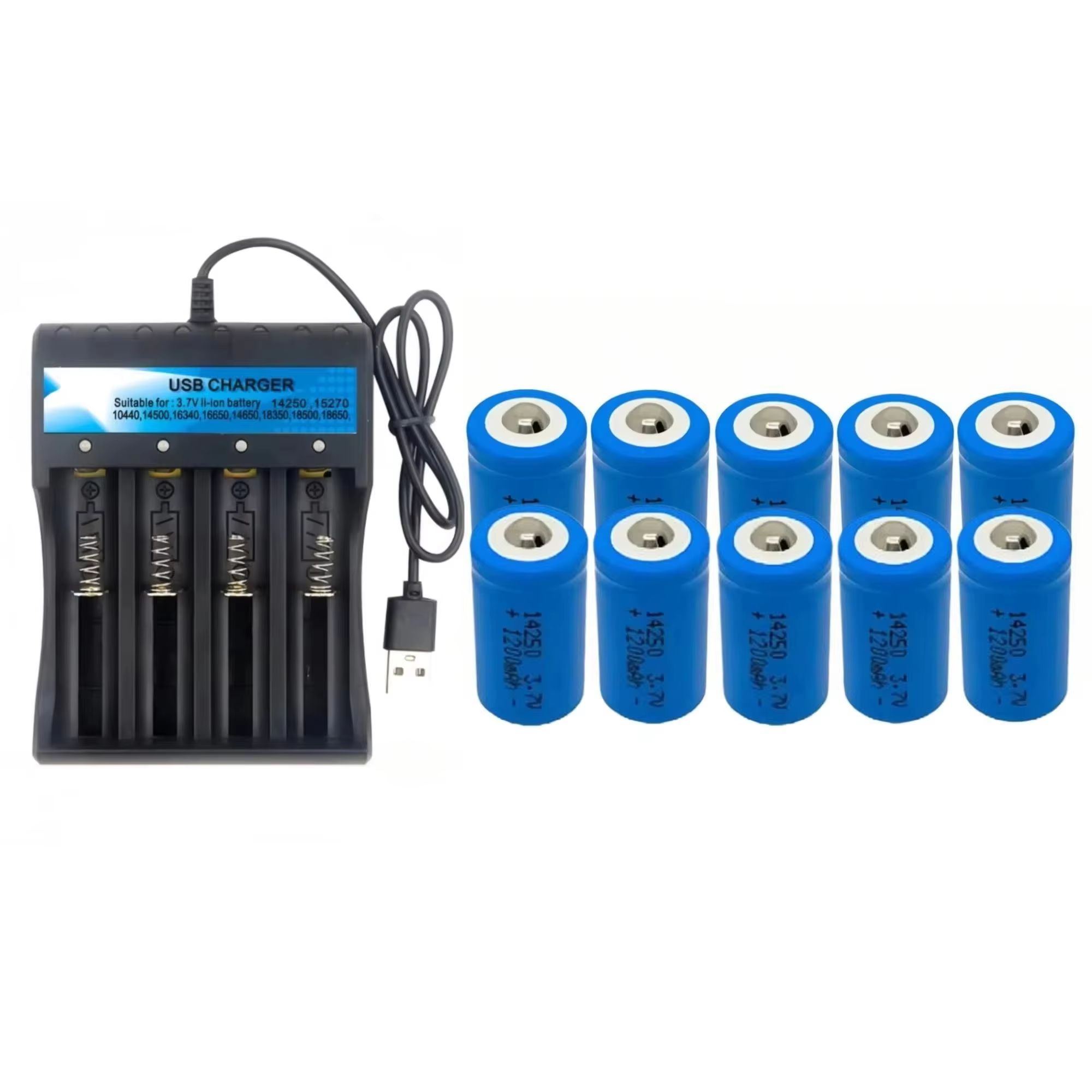 10 Baterias de Lítio 14250 3.7 - Quick Vape avaliação e preço