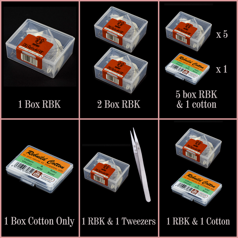 Kit de reconstrução vapjoy ori - Vape Coil Replacement avaliação e preço