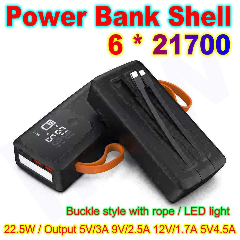 21700 bateria power bank habit - Battery Case Storage avaliação e preço