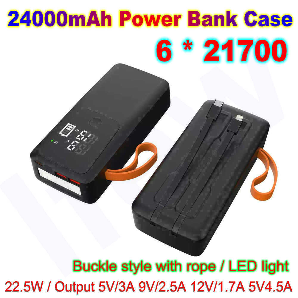 21700 bateria power bank habit - Battery Case Storage avaliação e preço