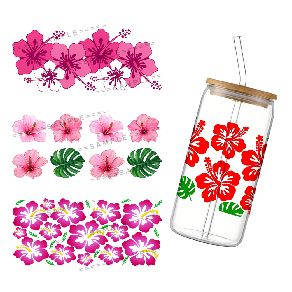 Adesivos UV DTF Hibiscus Syria - Rdta Tank Glass avaliação e preço