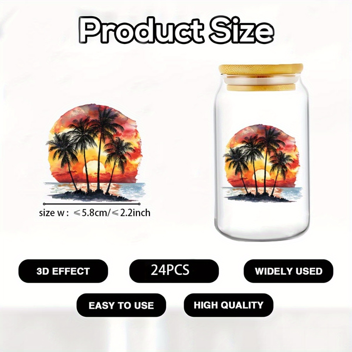 Conjunto de 24 Adesivos Decora - Rdta Tank Glass avaliação e preço
