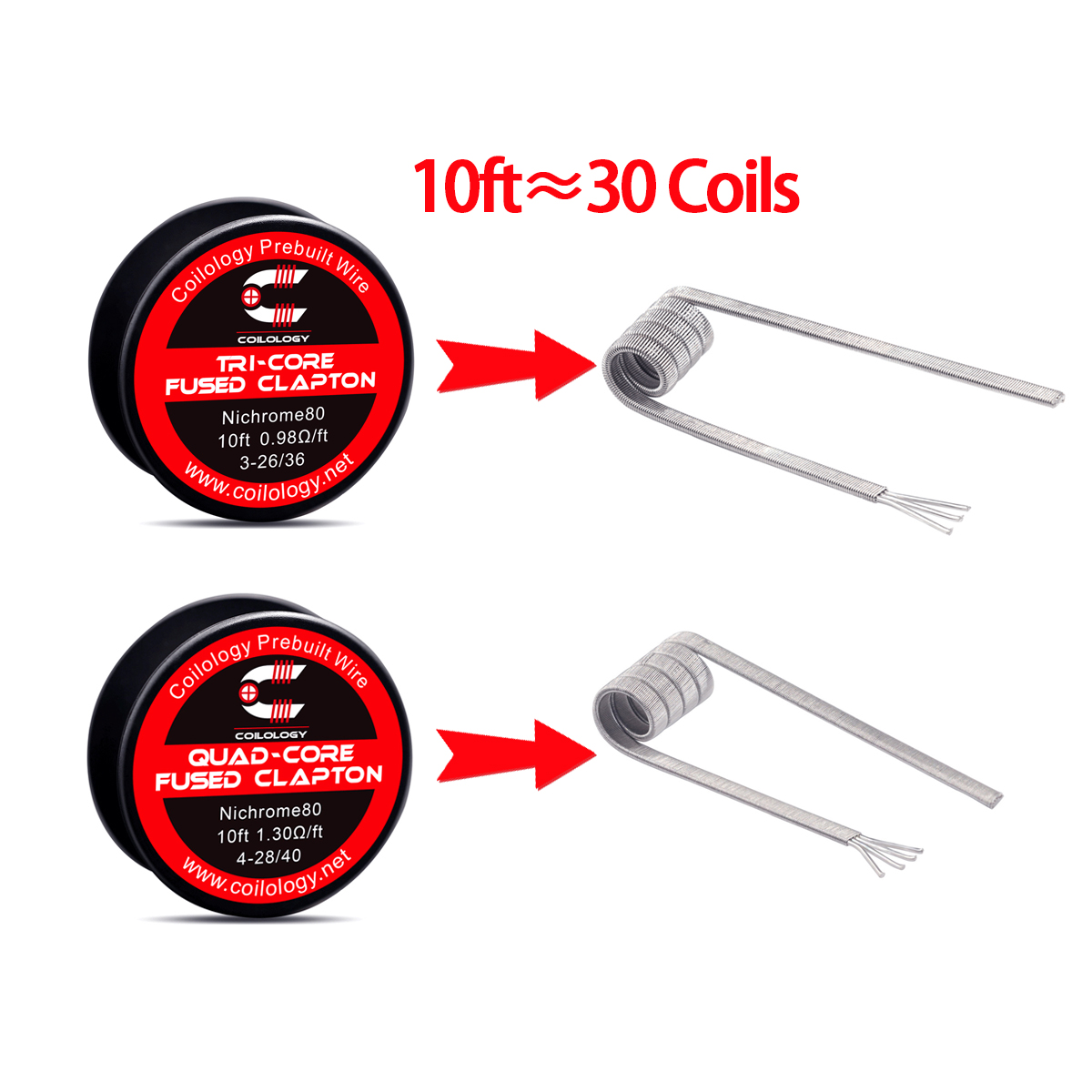 Fio pré-construído de 10 pés T - Clapton Wire Pre Built avaliação e preço