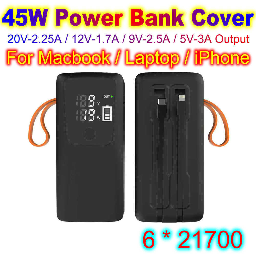 45w power bank escudo 21700 ba - Battery Case Storage avaliação e preço