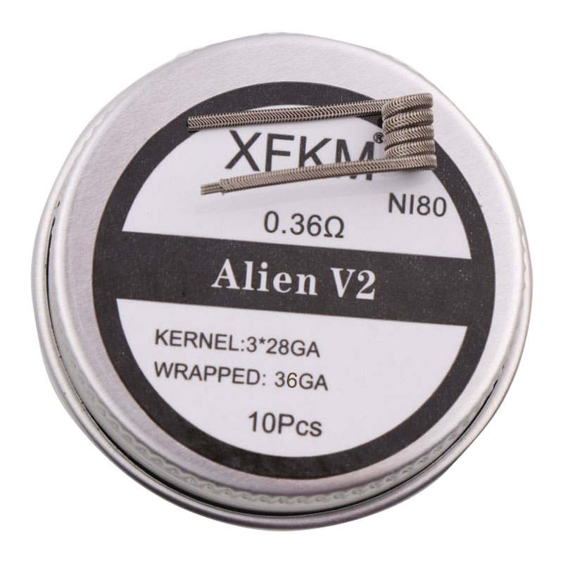 NOVO XFKM NI80/A1/SS316L 10 pç - Clapton Wire Pre Built avaliação e preço
