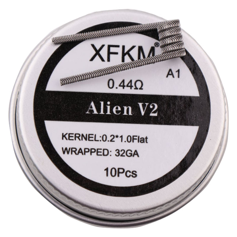 NOVO XFKM NI80/A1/SS316L 10 pç - Clapton Wire Pre Built avaliação e preço