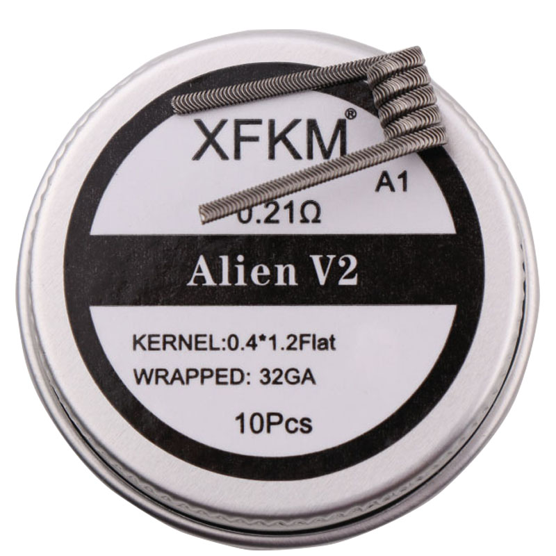 NOVO XFKM NI80/A1/SS316L 10 pç - Clapton Wire Pre Built avaliação e preço